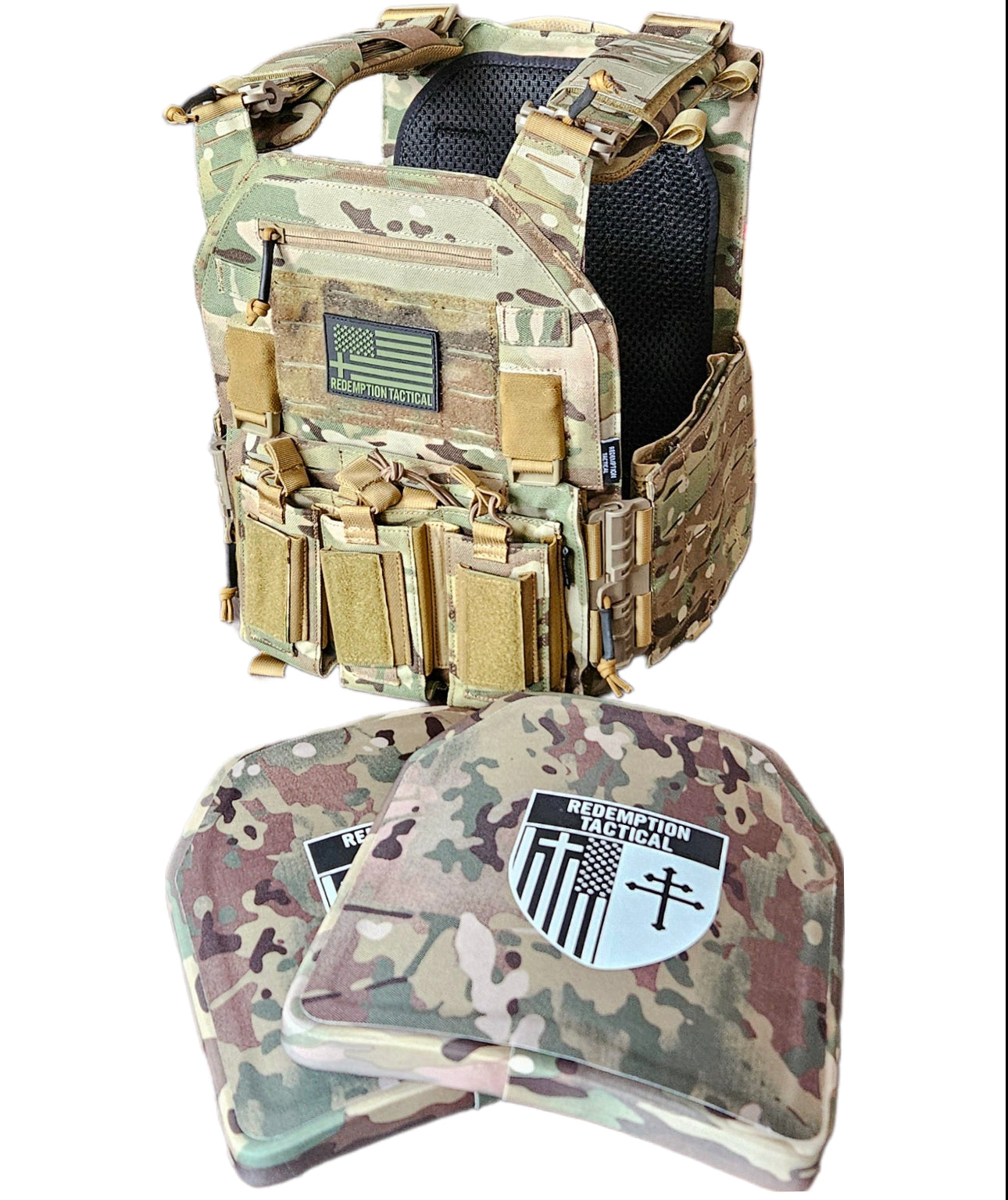 RT CRUSADER 2.0® ARMOR KIT Front/Back Plates LIGHTWEIGHT LEVEL IV (2) 10x12 Front/Back Plates Full Kit