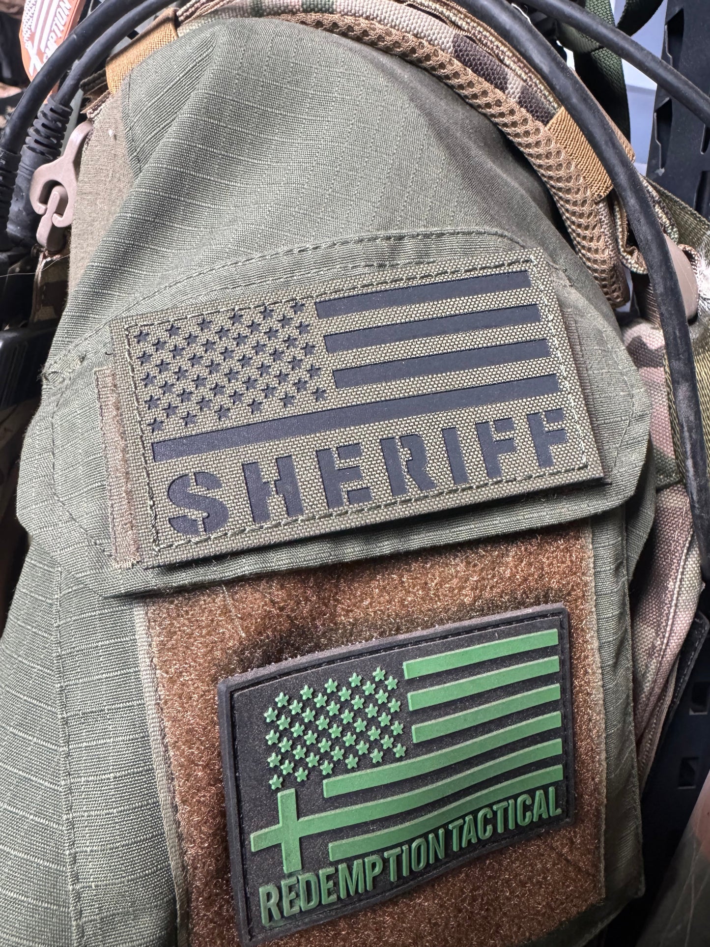 2x3.5” Sheriff Patch IR or Reflective