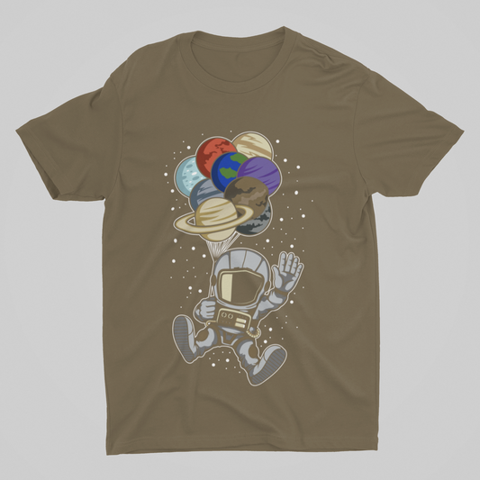 Astronaut Balloon Planets