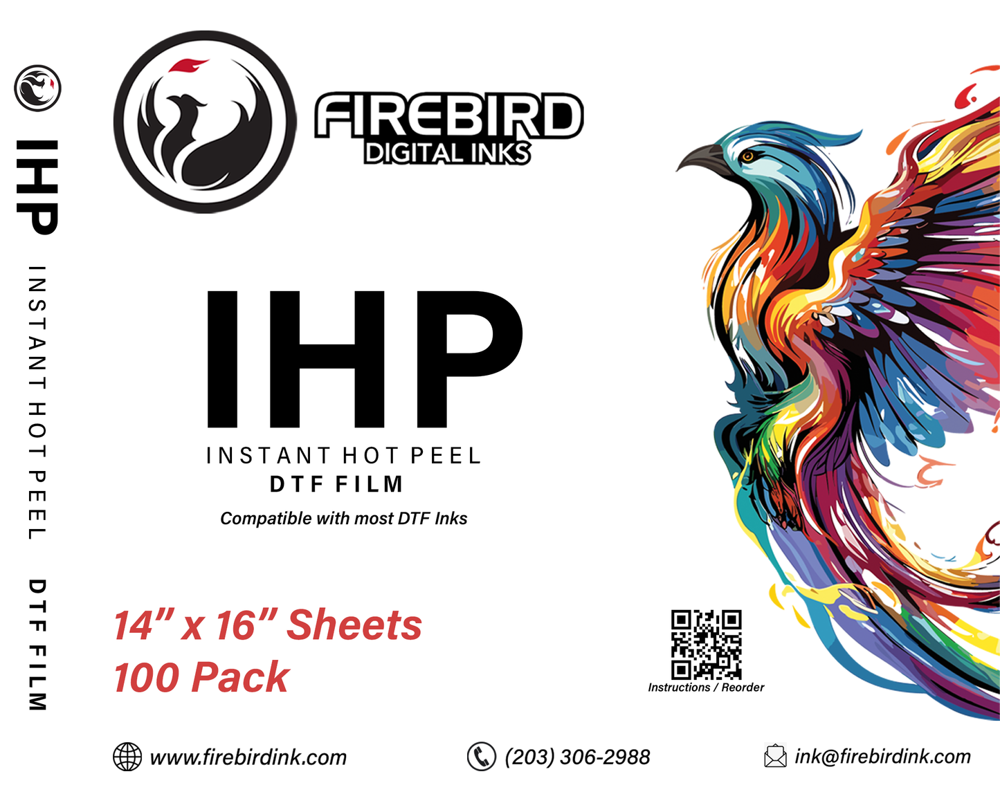 DTF Sheets - IHP Instant Hot Peel