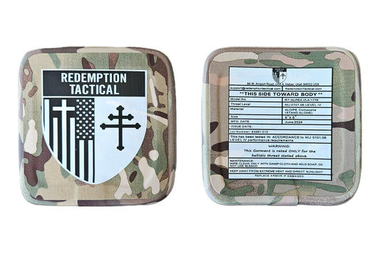 (PAIR) Level IV 6x6" Side Plates (Lightweight Alumina PE Material)