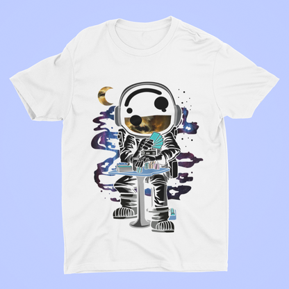 Astronaut Gambler tee