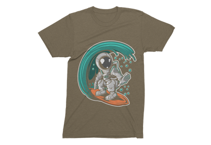 Astronaut Surfing