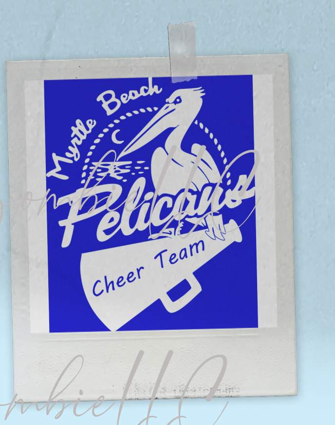 Cheer Team Pelican decal
