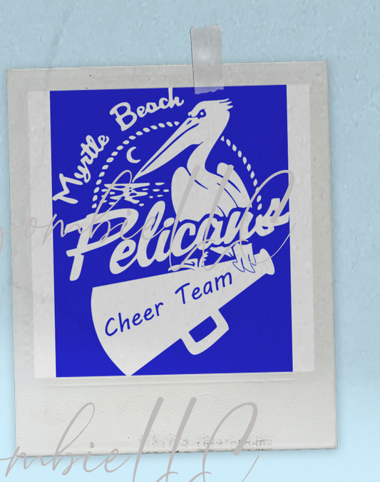 Cheer Team Pelican decal