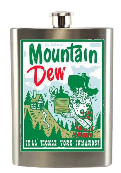 Stainless Steel Flask - 8oz - Silver