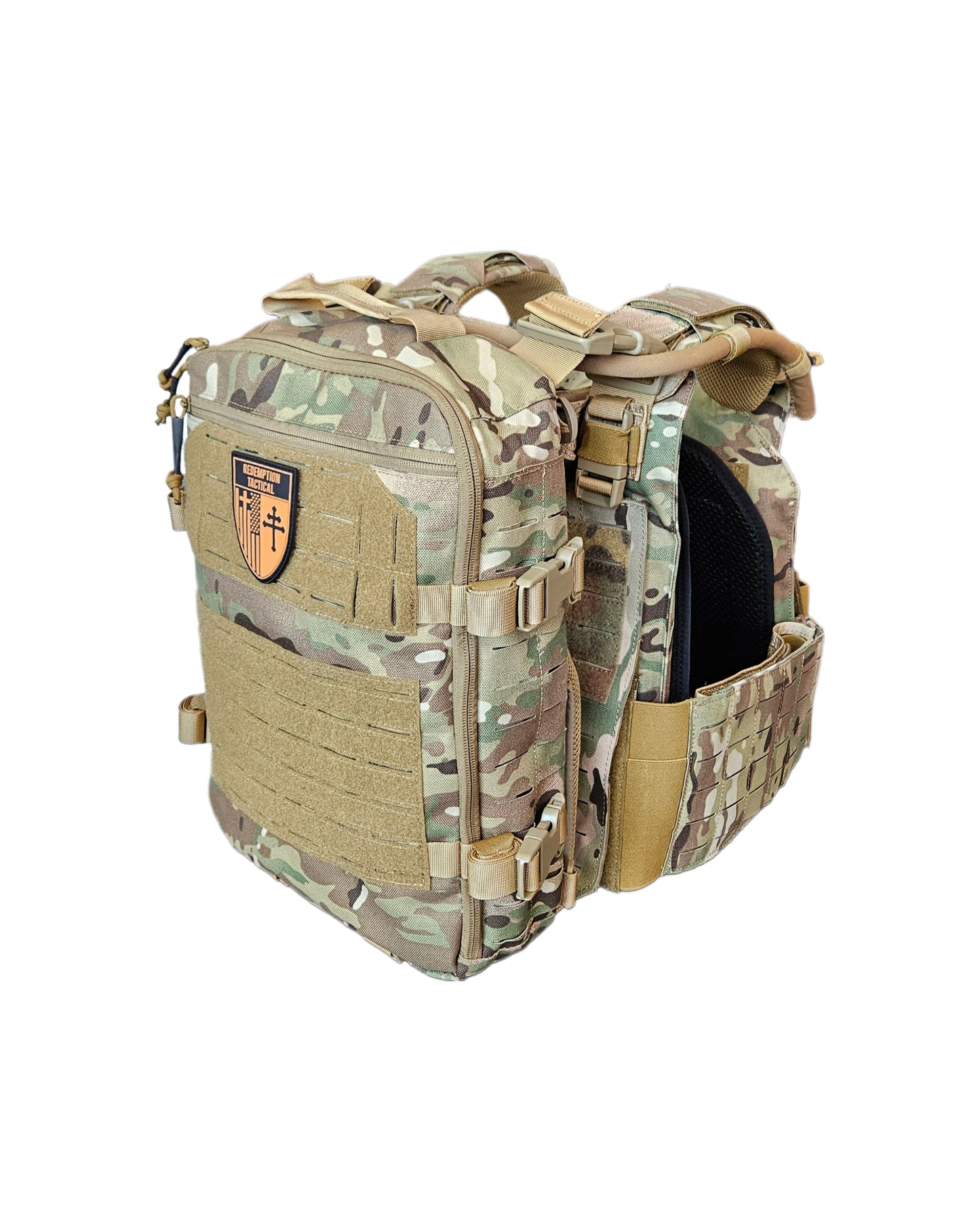 FULL KIT COMBO Crusader 2.0 Armor COMBO PACKAGE LIGHTWEIGHT LEVEL IV (2) 10x12 Front/Back Plates, Plate Carrier Bag