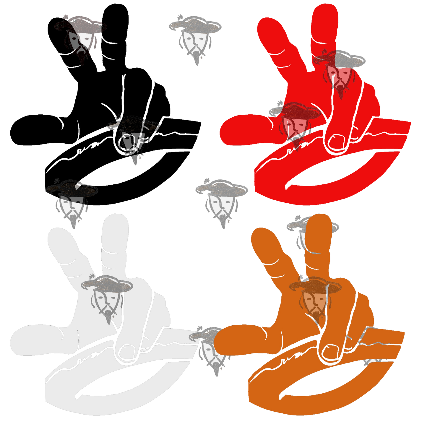 Decal - Hand wave