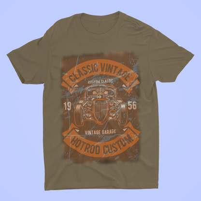 Vintage Classic Hot Rod grunge tee