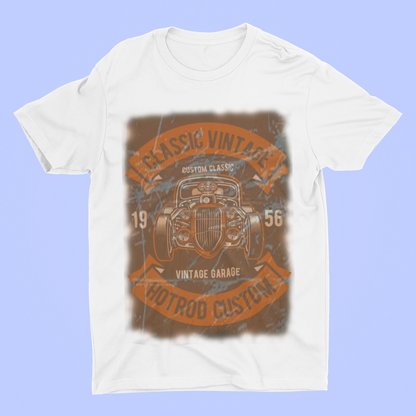 Vintage Classic Hot Rod grunge tee