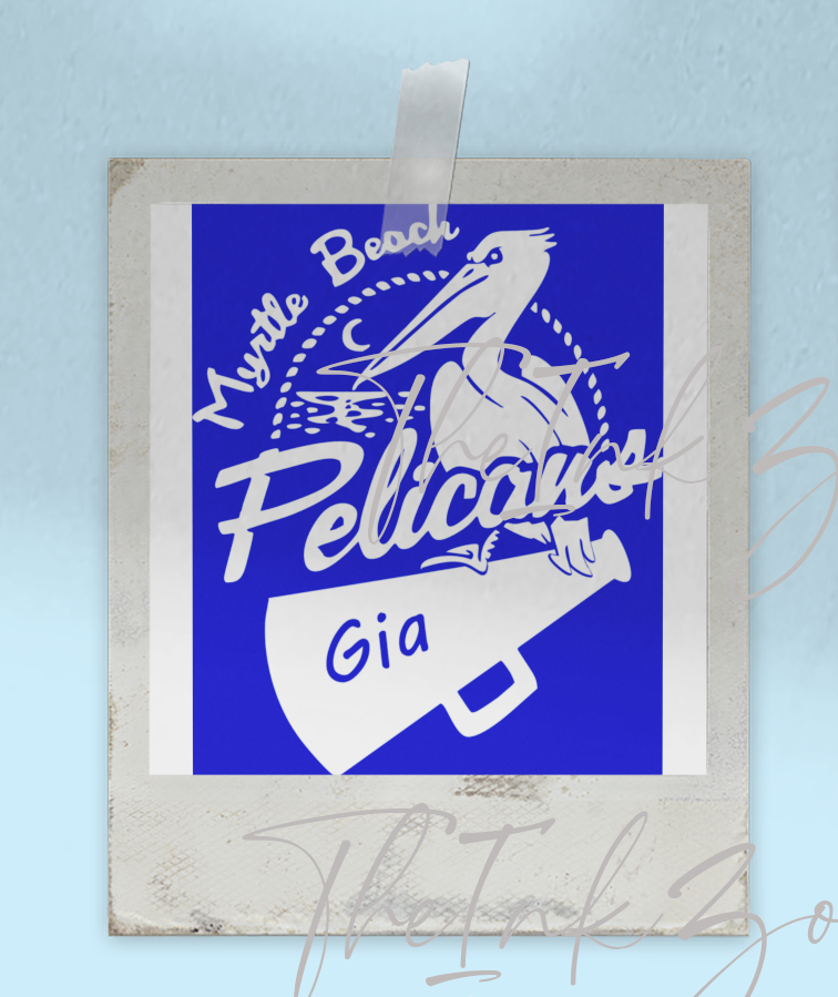 Cheer Team Pelican decal