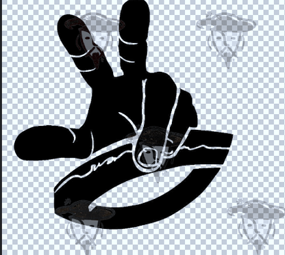 Decal - Hand wave